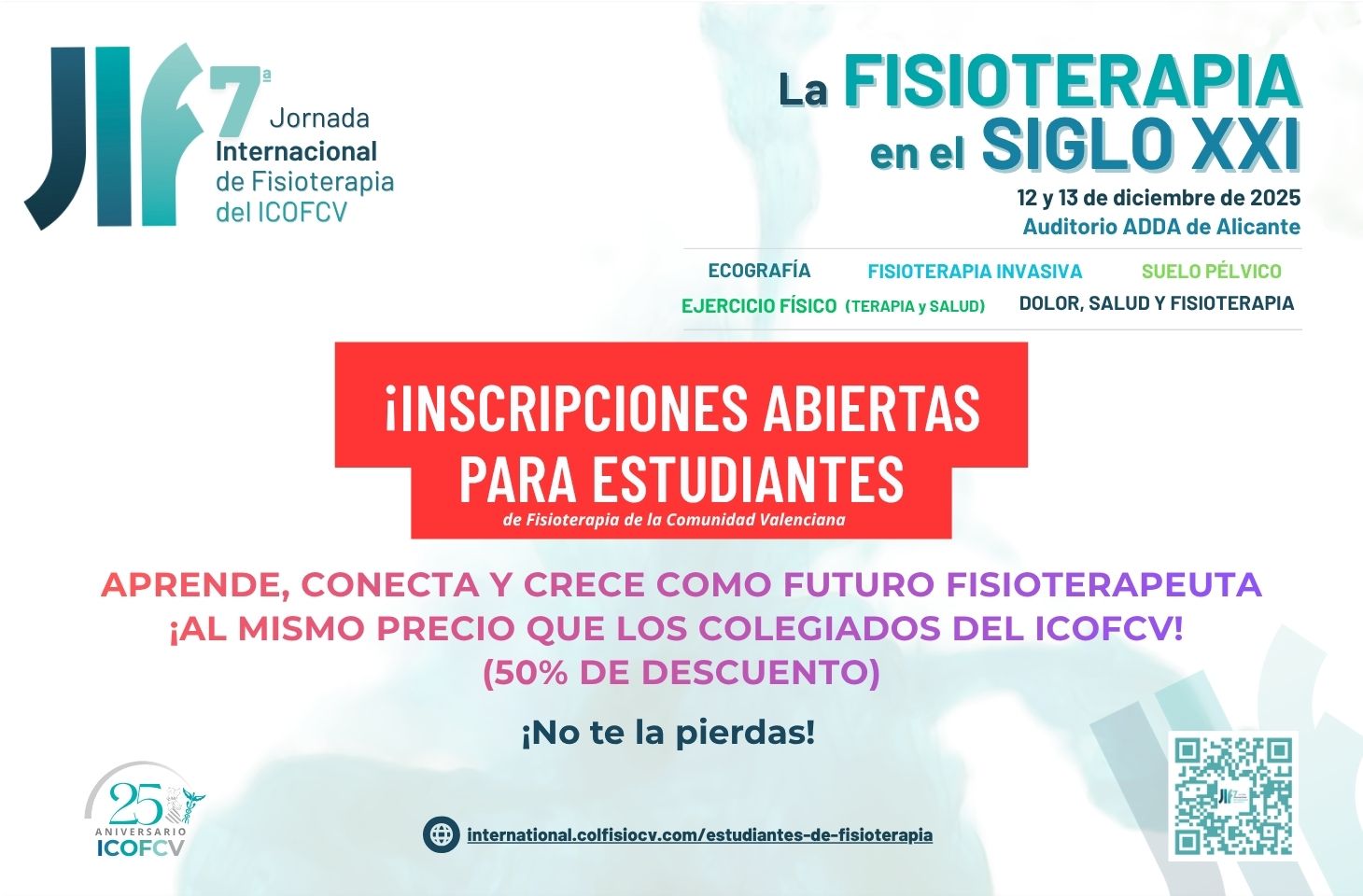 ¡Inscripciones abiertas para estudiantes en la VII Jornada Internacional del ICOFCV!