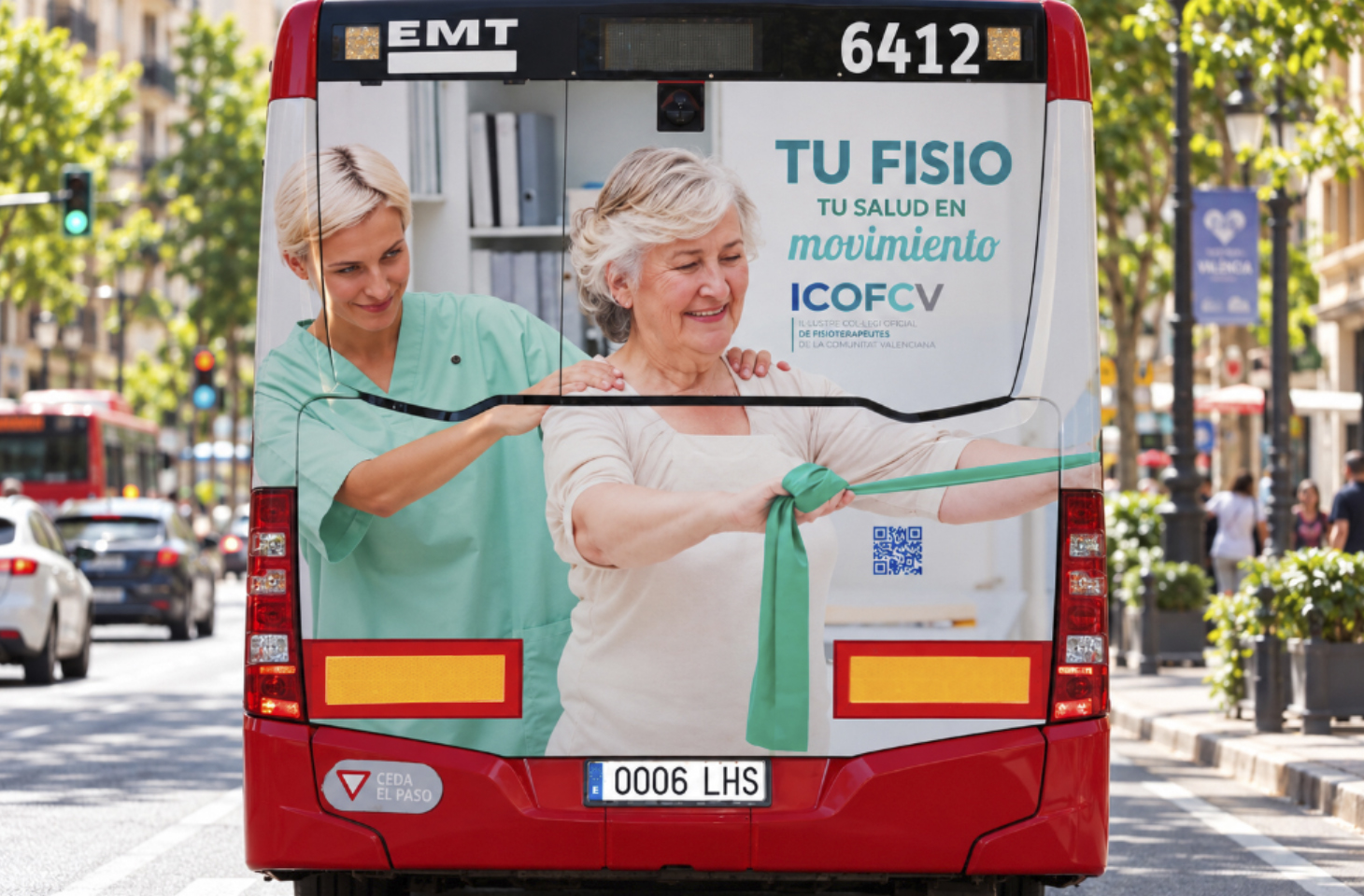 La fisioterapia se sube a los autobuses de València con la campaña “Tu fisio. Tu salud en movimiento” La fisioterapia se sube a los autobuses de València con la campaña “Tu fisio. Tu salud en movimiento”
