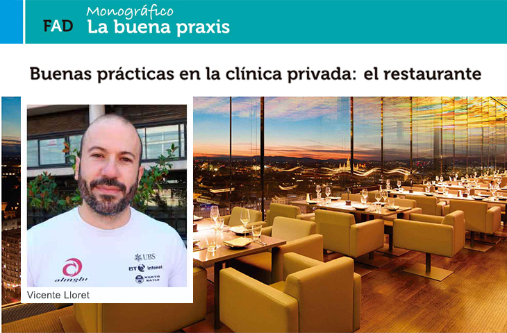 Buenas prácticas en la clínica privada: el restaurante. Fisioterapia 