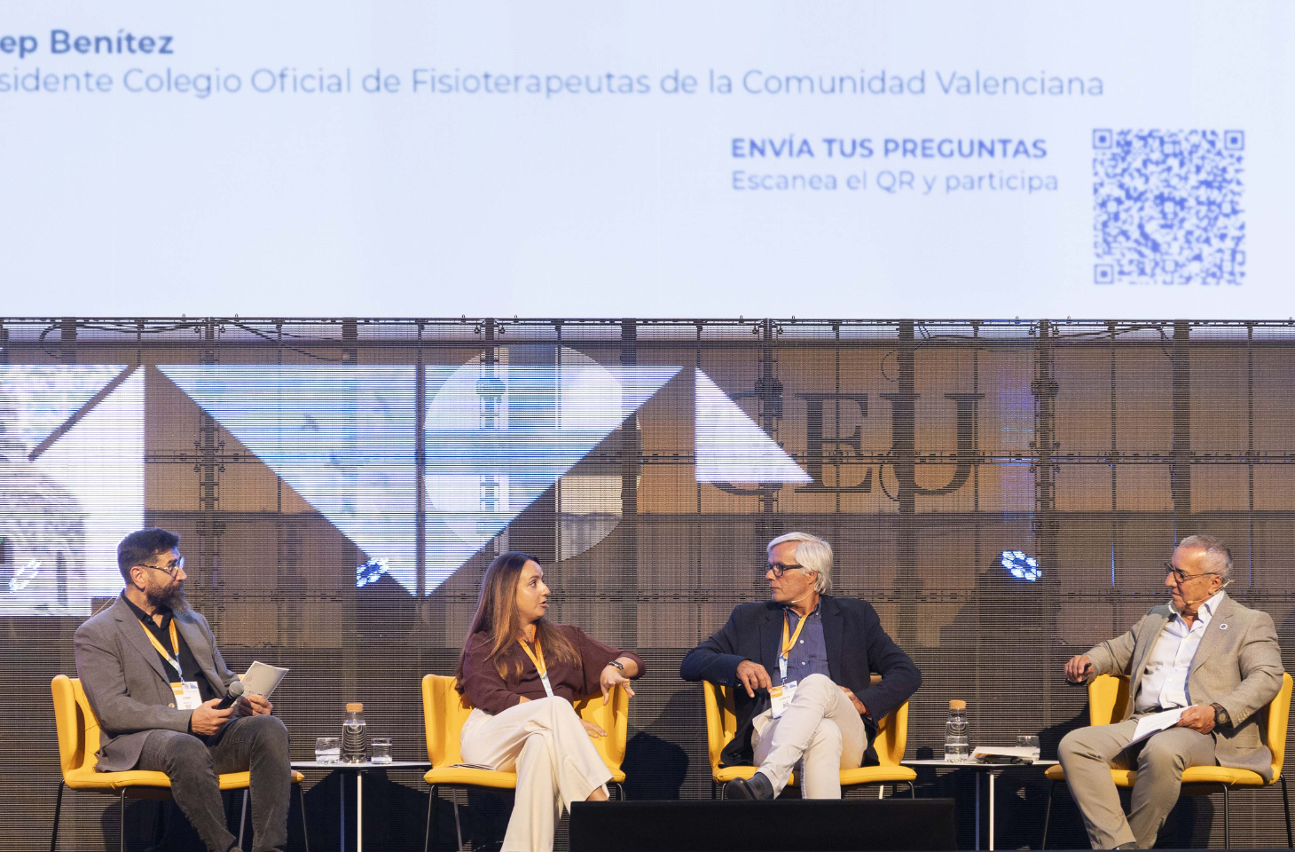 El decano del ICOFCV destaca el valor del movimiento y del entrenamiento de fuerza en el debate sobre autonomía y deterioro cognitivo del Congreso de Derecho Sanitario
