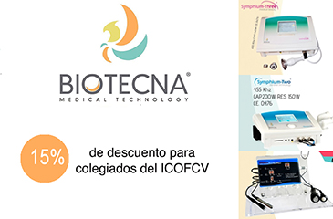 El Colegio de Fisioterapeutas firma un convenio de colaboración con Biotecna Medical Tecnology