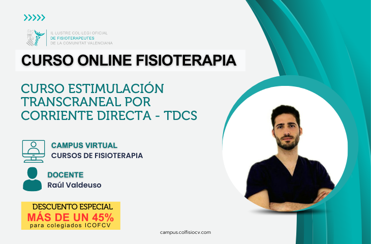 Nuevo Curso de Estimulación Transcraneal por Corriente Directa - TDCS en el Campus Virtual del ICOFCV a precio reducido para colegiados