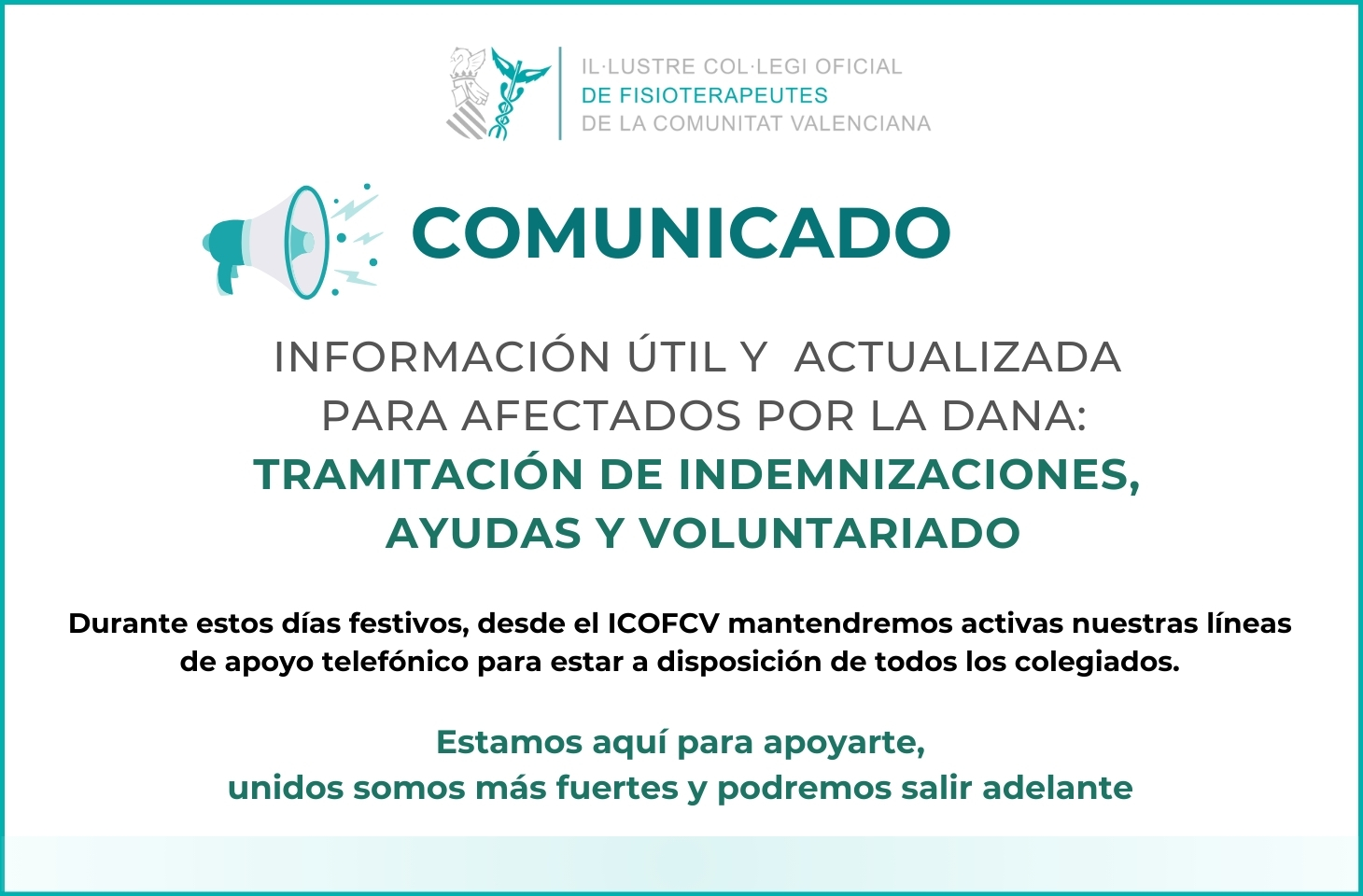 Información útil y de última hora para afectados de la DANA: solicitud indemnización, ayudas y voluntariado