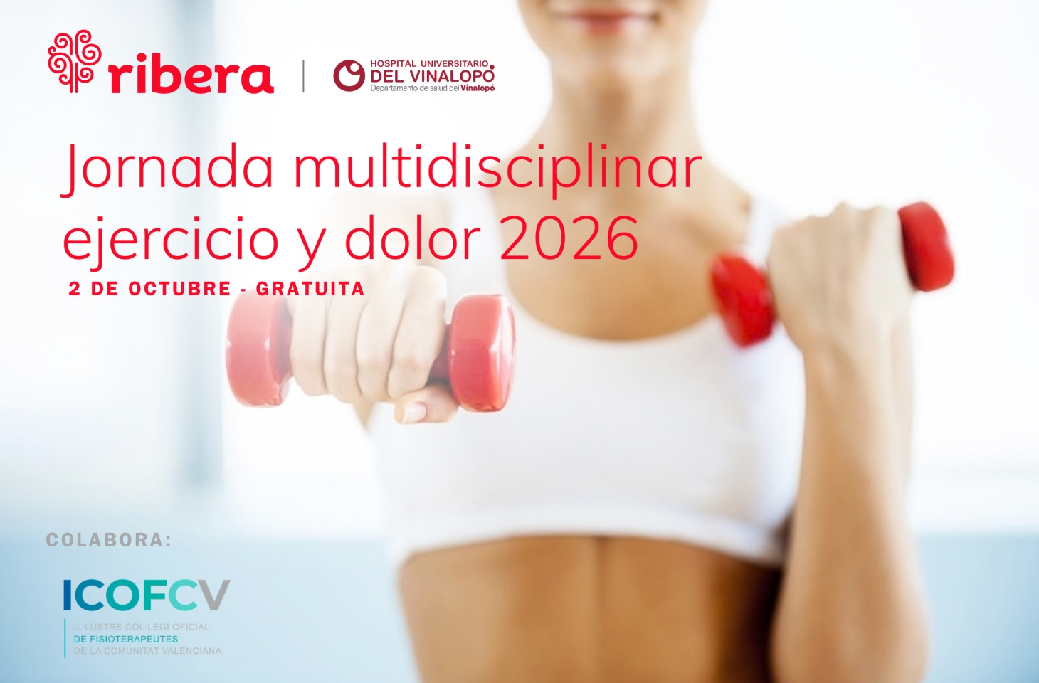 II Jornada de Fisioterapia «Ejercicio y Dolor», el próximo 2 de octubre en Elche