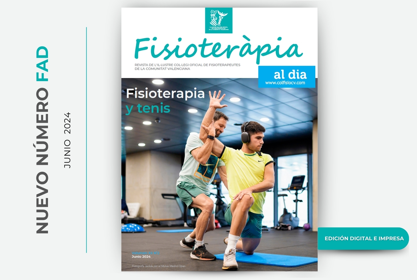 Nueva revista colegial FAD  “Fisioterapia y Tenis”