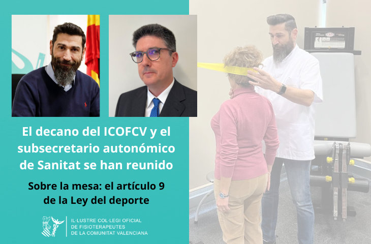 ICOFCV vuelve a trasladar al PP la necesidad de reformar la Ley del deporte por la salud de los ciudadanos