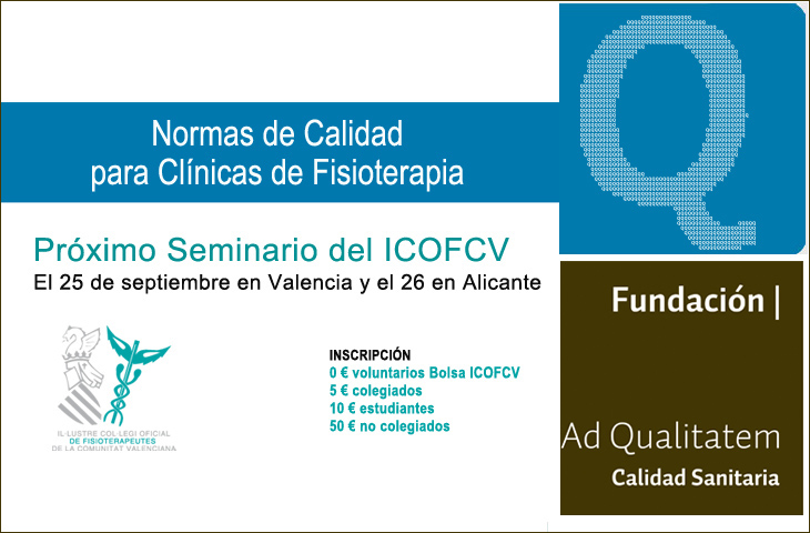 Seminario ICOFCV Normas de Calidad para Clínicas de Fisioterapia