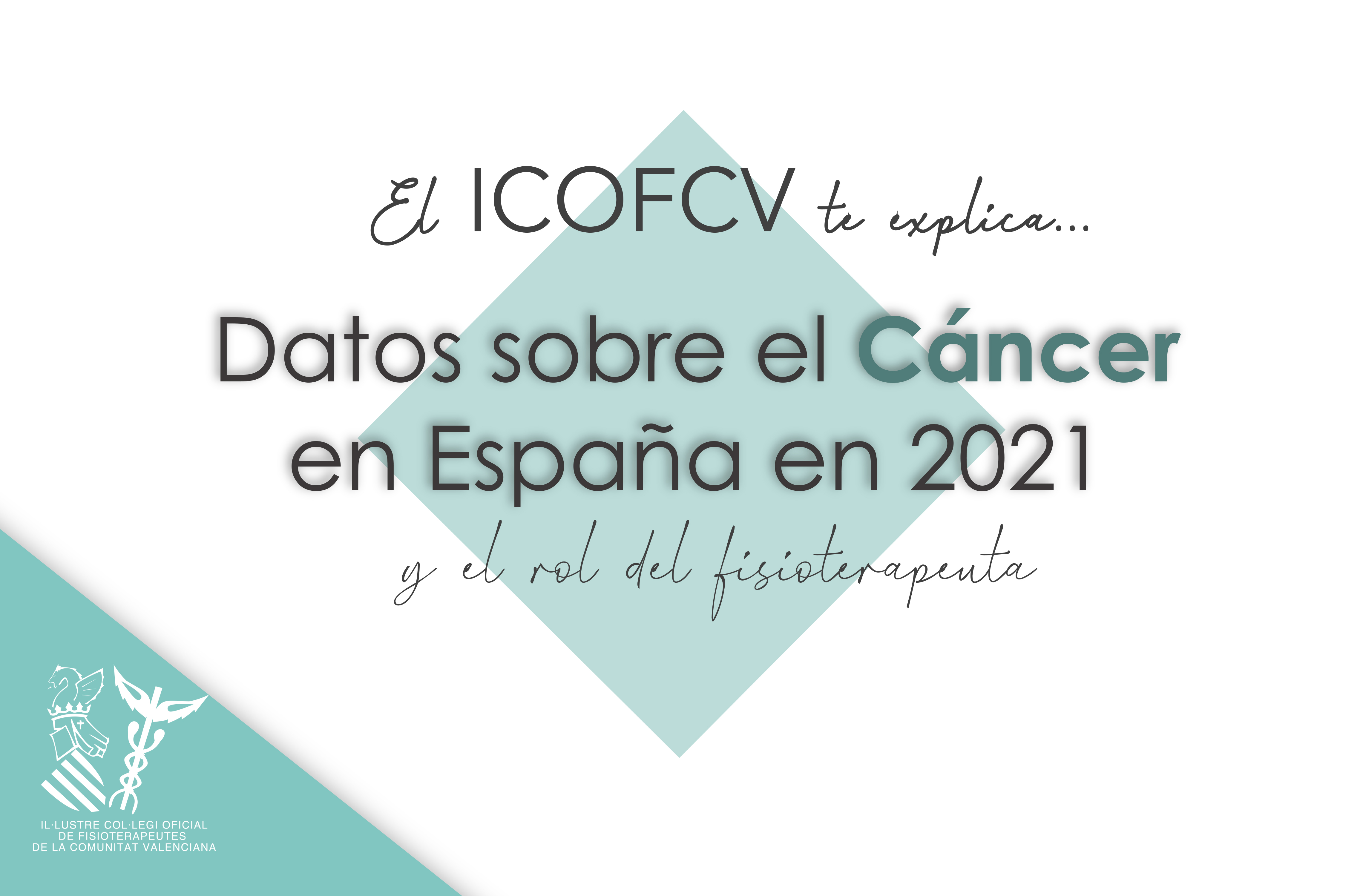 El ICOFCV te explica... datos sobre el Cáncer en España en 2021 y el rol del fisioterapeuta