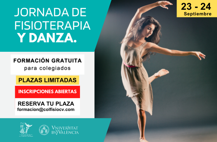 Jornada "Fisioterapia y Danza", los próximos 23 y 24 de septiembre en Valencia