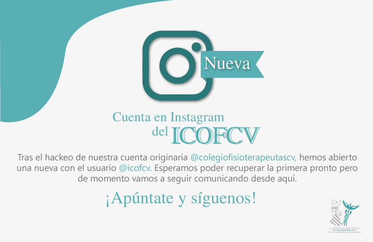 Abrimos nueva cuenta en Instagram: @icofcv