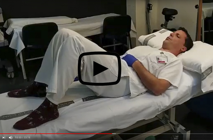 El servicio de Fisioterapia y Rehabilitación del Hospital General Universitario de Elche elabora vídeos de ejercicios destinados a pacientes con Covid-19