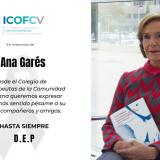 Hasta siempre, querida Ana. D.E.P.