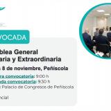 Convocada Asamblea General Ordinaria y Extraordinaria el próximo 8 de noviembre en Peñíscola