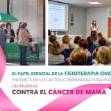 El ICOFCV participa y muestra su apoyo en los actos del Día Mundial Contra el Cáncer de Mama en Castellón y Requena