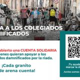 El ICOFCV abre una cuenta solidaria para donativos destinados a ayudar a los colegiados damnificados por la riada 