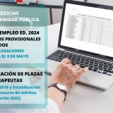 Publicadas la adjudicación de plazas de fisioterapeutas de Sanidad y las listas provisionales de la bolsa de empleo