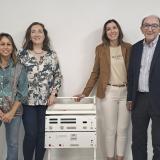 Los colegiados Toni, Bibiana y Mireia Font donan un equipo histórico de electroestimulación al ICOFCV