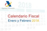 El ICOFCV informa: calendario fiscal para enero-febrero de 2018