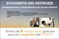 Sorteo de 2 inscripciones gratuitas al curso “Ecografía del Neuroeje” para los colegiados del ICOFCV
