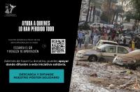 Ayúdanos a recaudar fondos para los afectados: descarga y comparte nuestro póster solidario