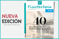 Nuevo número de nuestra revista colegial FAD con especial sobre el 40 aniversario de la Escuela de Fisioterapia de Valencia