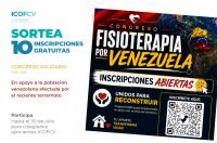 Sorteamos 10 inscripciones para el Congreso Solidario 'Fisioterapia por Venezuela' 