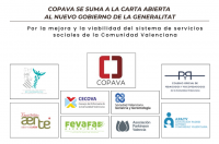 COPAVA se adhiere a la Carta Abierta por la mejora y la viabilidad del sistema de servicios sociales de la Comunitat
