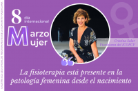 8 marzo, Día Internacional de la Mujer. Entrevista a la vicedecana del ICOFCV Cristina Salar sobre Fisioterapia y Mujer