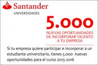 Si quieres incoporar talento a tu empresa, puedes aprovechar el “Programa Becas en Pymes” del Santander